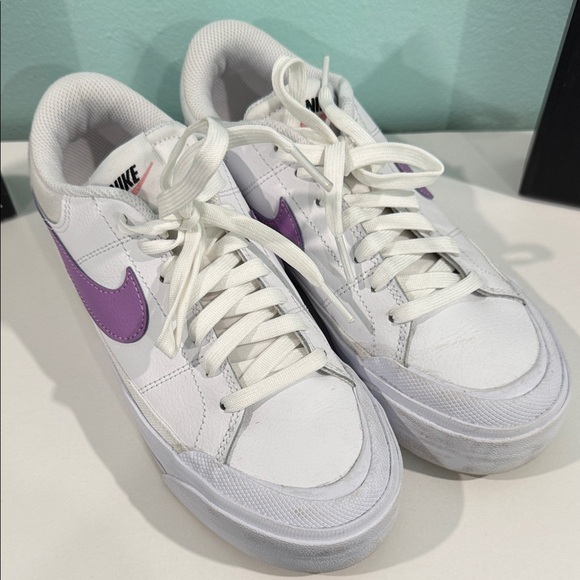 Nike Shoes - Nike Women's White and Purple Casual Sneakers